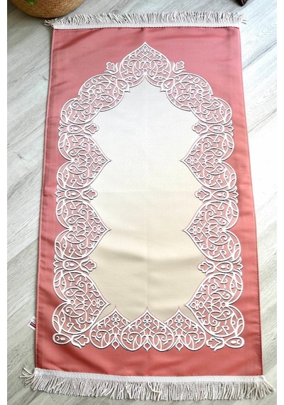 Astarlı Lüks Çeyizlik Seccade S1022 Pembe Pembe
