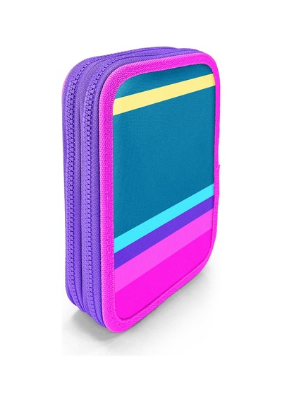Coral Hıgh Kalem Çanta İki Katlı Pastel Pembe