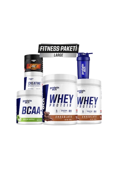 Proteinocean Fıtness Paketi Large - Çikolata Yeşil Elma