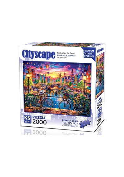 Ks Games 2000 Parçalık Kanal Festivali Puzzle Festival On The Canal Edward Holloway 22540