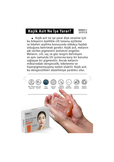 Kojik & Ferulik Asit Özlü Leke Ve Kararma Karşıtı Sabun - 699536258 Diğer