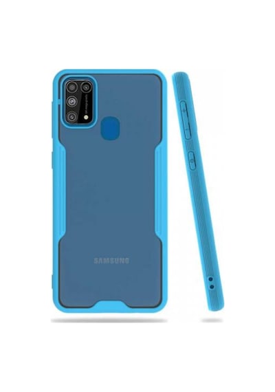 Galaxy M31 Kılıf Zore Parfe Kenarları Pastel Renk Silikon Kılıf