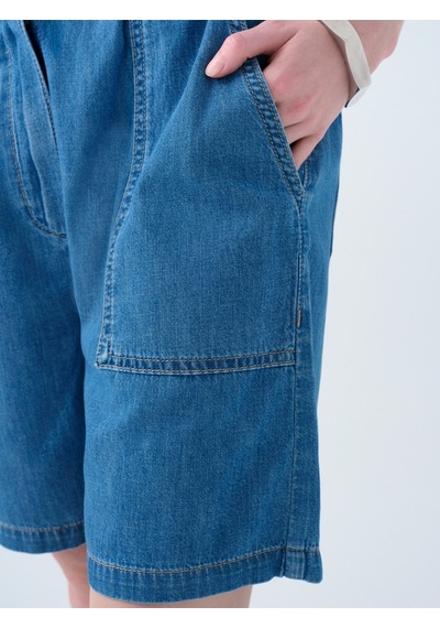 Regular Fit Kadın Tulum Denim