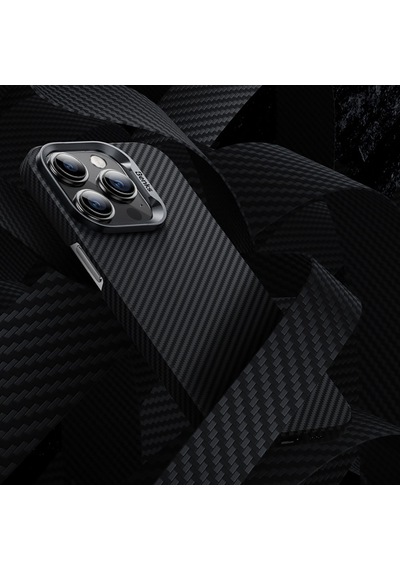 Apple Uyumlu iPhone 15 Plus Kılıf Magsafe Özellikli Karbon Fiber Benks Essential Armorair 600d Kevlar