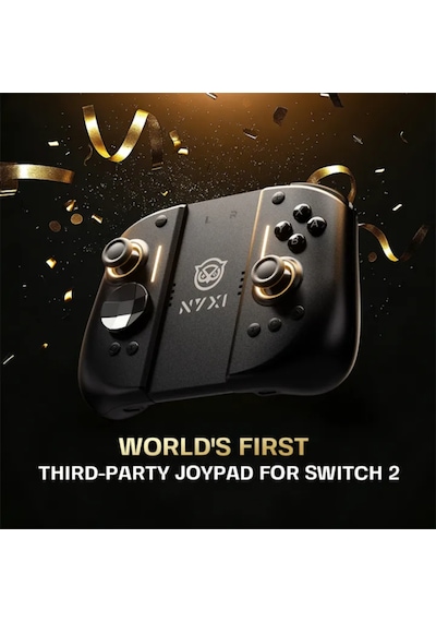 Nyxı Hyperion 3 Joypad Switch 2 Uyumlu Hall Effect Drift Yapmayan Joystick Bluetooth 5.0 Kablosuz Oyun Kolu Joy-con Pro Controller