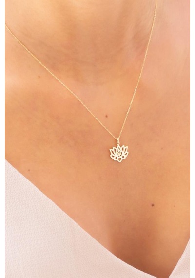 Altın Lotus Kolye KOGA0113