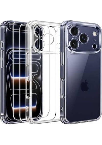 Apple iPhone Uyumlu  17 Pro Şeffaf Kılıf Modeli