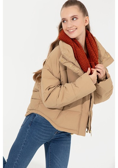 U.S. Polo Assn. Kadın Camel Mont 50254231-vr015 Çok Renkli