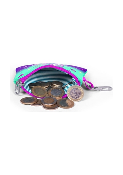 Coral High Mor Yeşil Unicorn Bozuk Para Çantası - Kız Çocuk