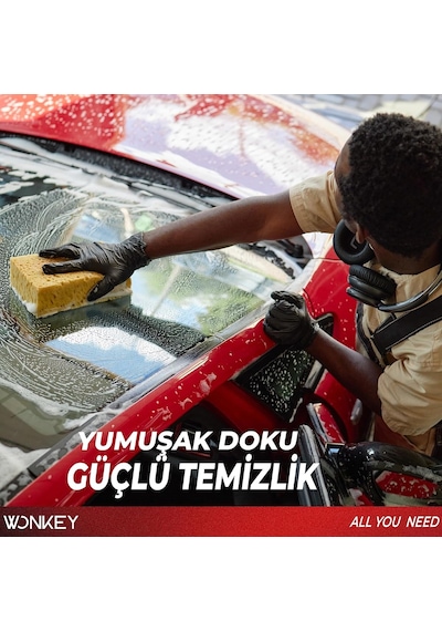 Doğal Oto Yıkama Süngeri, Delikli Araba Temizleme Süngeri, Araç Köpüklemek İçin Sünger, Temizlik Süngeri - 18x Diğer