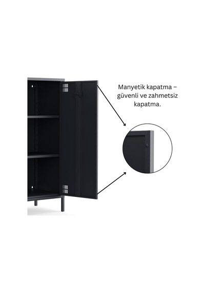 Pera Metal Dolap 2 Kapılı 80,50 X 40 X 109,50 Cm - 9 Renk Seçeneği Bulunmaktadır Ral 7016 Antrasit Pera Metal Dolap 2 Kapılı 80,50 X 40 X 109,50 Cm - 9 Renk Seçeneği Bulunmaktadır Ral 7016 Antrasit