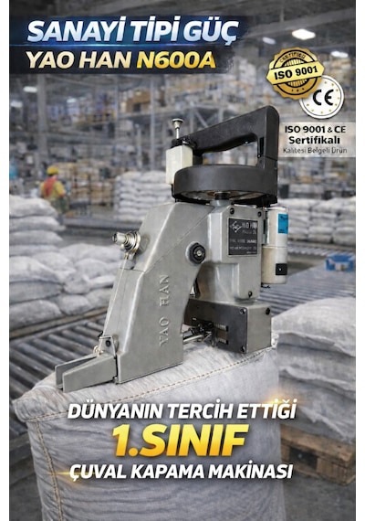 N600a Portatif Çuval Ağzı Dikiş Makinası Tayvan Malı