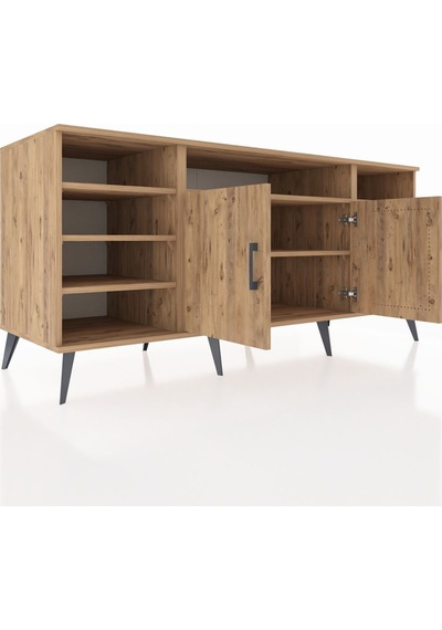 Kronos Konsol 8 Raflı 2 Kapaklı 176x59x83 Çam-çam/çam Çam/çam Kronos Konsol 8 Raflı 2 Kapaklı 176x59x83 Çam-çam/çam Çam/çam