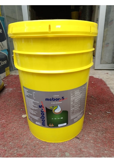 Mebor 5 Plus 4-15-0 + 5 Bor B + 5 Çinko Zn İçerikli Sıvı Gübre 20 Litre Diğer