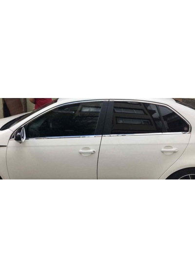 Vw Jetta Cam Çerçeve Çıtası Nikelajı Komple 2005-2010 Arası