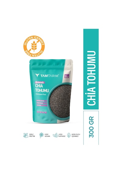 Tam Tarım Glutensiz Chia Tohumu 300 G