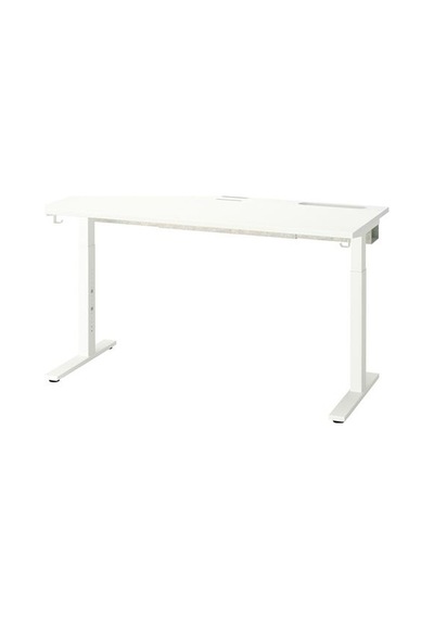 Ikea Mıttzon Çalışma Masası Ek Ünite, Beyaz, 140x12 Cm