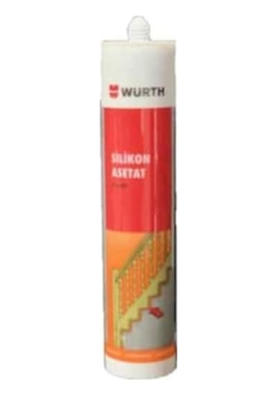 Würth Silikon Asetat Siyah 310 Ml