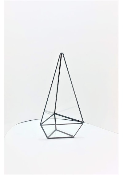 Dekoratif Cam Fanus - Geometrik Cam Fanus - Teraryum Cam Fanus (479515104)