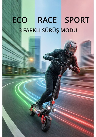 5025-m 1000w Elektrikli Scooter 48v 15ah 50-60 Km Menzil Katlanabilir Çift Süspansiyon Off-road Lastik Mavi