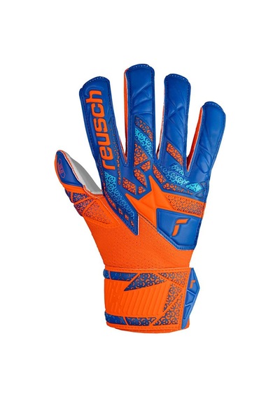 Reusch 5472510 Attrakt Solid Finger Support Jr. Kaleci Eldiveni Saks-turuncu