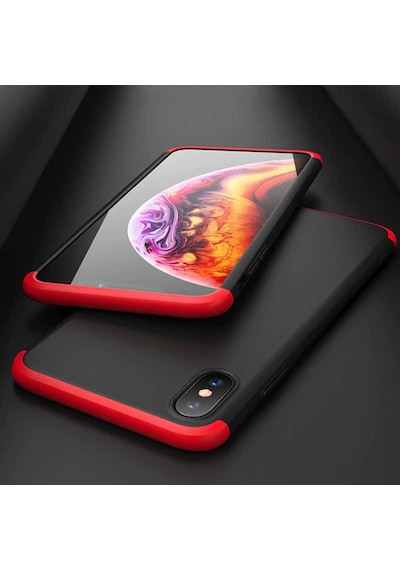 Apple Uyumlu iPhone XS Max Kilif 3 Parçali 360 Tam Korumali Gkk Kapak 392959142