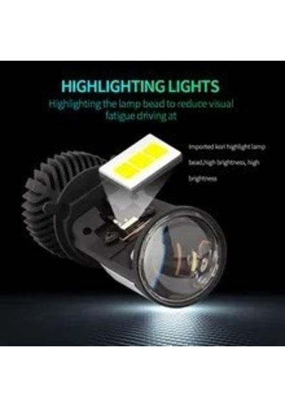 H4 Mercekli Led Far Ampulü