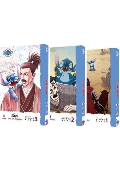 Disney Stiç Ve Samuray 1-2-3 Kitap Set