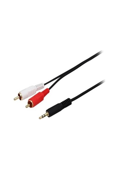 Hp Hp029Gbblk3Tw Aux 3.5 Mm To 2Rca Dönüştürücü Kablo Siyah 3 M