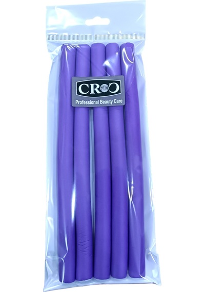 Croc 1240 Sosis Bigudi 5li Mor Boy:22cm Çap:1.5cm Mor