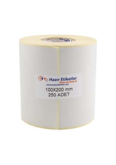 Lexroo Eko Termal Etiket 100mm X 200mm Ruloda 250 Adet 40mm Kuka Çapında Direk Termal Transfer Diğer