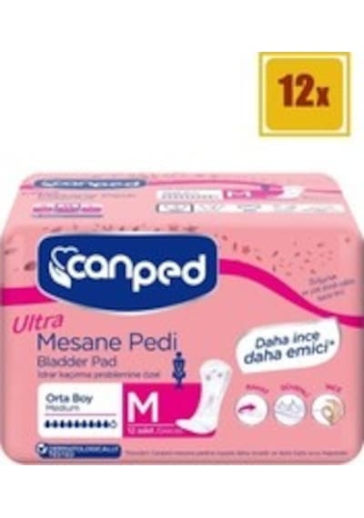 Canped Ultra Mesane Pedi Orta Boy M 12'Li x 12 144 Adet