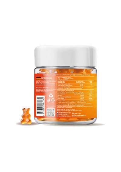 Astaksantin 12 Mg Vitamin C Gummıes