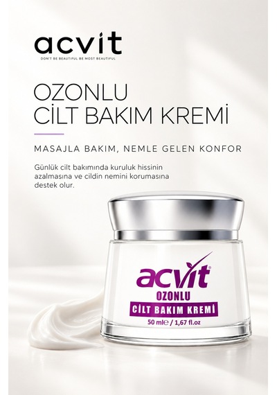 Acvit Ozonlu Cilt Bakım Kremi 50 ML