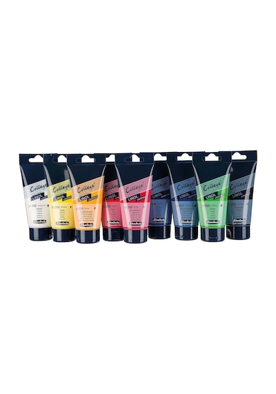 : Kolej Linol: Linoprint Mürekkep: 75ml: Sarı Turuncu