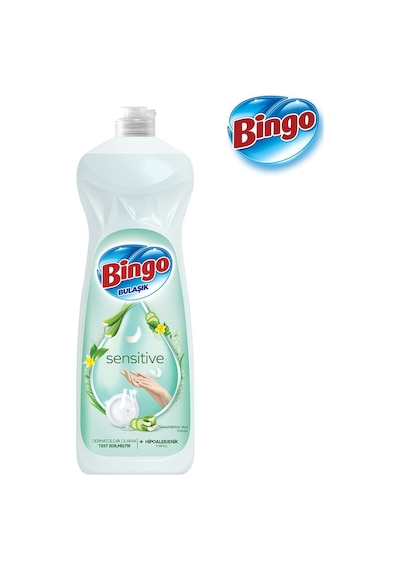 Bingo Bulaşık Deterjanı Sensitive 650ml X 3 Adet