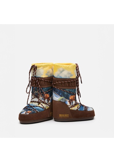 M062 Cocoa Bot Kadın 80d1403090-m062 Moon Boot Mb X Gır Icon Hıgh Postcard Cocoa M062 Cocoa