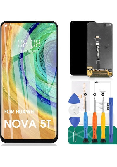 Huawei Uyumlu Nova 5t Lcd Ekran Dokunmatik Çıtasız