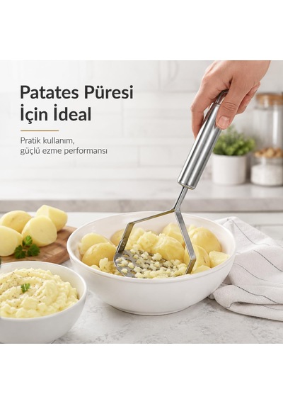 Mutfak Seti Patates Ezici Çok Renkli