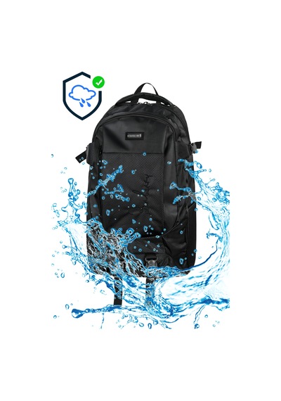 Galb Leather Siyah Full Astarli Laptop Bolmeli Suluk Omuz Ve Bel Destekli Dagci Seyahat Spor Sirt Cantasi Beyaz