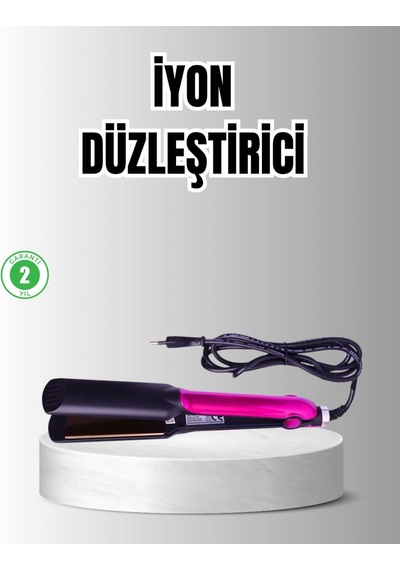 Profesyonel İyon Teknolojili Saç Düzleştirici 220 C Hızlı Isınma Ve Led Ekranlı Tasarım