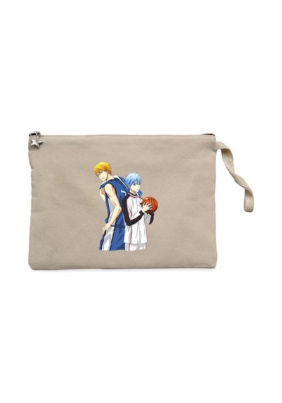 Ballers Without Anime Krem Clutch Astarlı Cüzdan / El Çantası Krem
