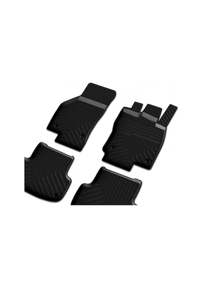 4d Kauçuk Paspas, Volkswagen Golf 7 Uyumlu 2012-2020 Açık Bej