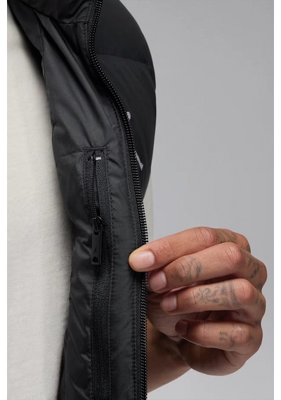 Nike Jordan Flight Down Loose Fit Vest Bol Kesim Su İtici Kaz Tüyü Erkek Yelek Siyah