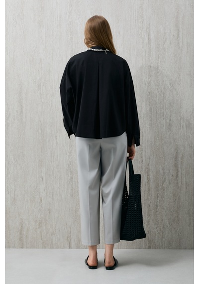 Lufian Pamela Kadın Gömlek Siyah Siyah 121010012100100 Siyah