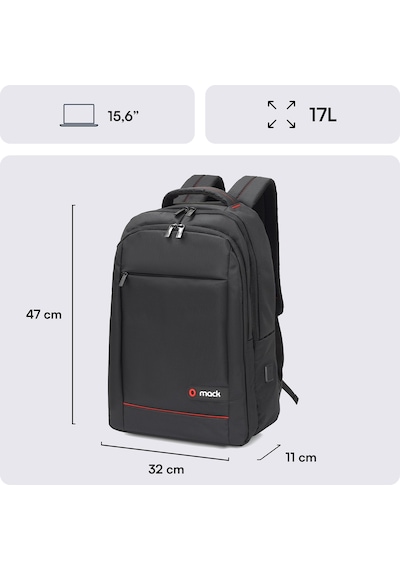 Mack Mcc-006 15.6" Office Usb Girişli Notebook Sırt Çantası