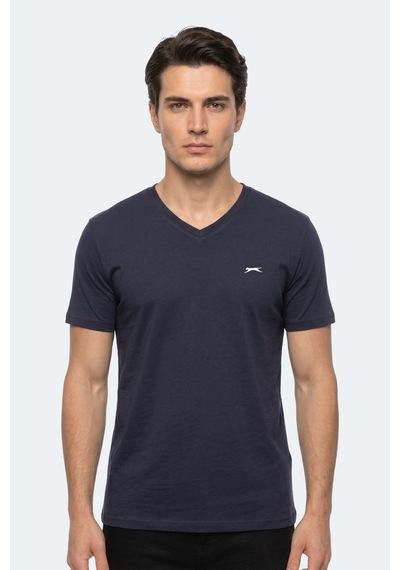 Slazenger Rıvaldo T Erkek Lacivert Tişört