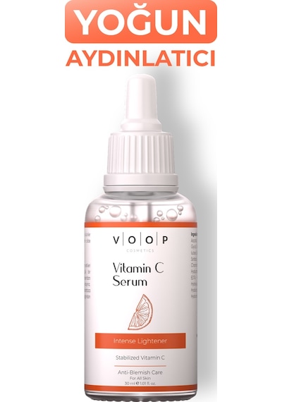 Voop Yoğun Aydınlatıcı ve Leke Karşıtı Vitamin C Serum 30 ML