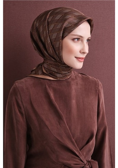 Armine Saf İpek Twill Eşarp 9626d 02 Açık Lila