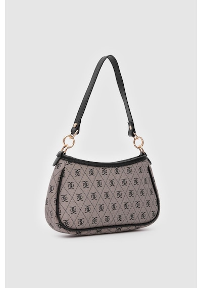 Shule Bags Farme Monogram Baget Ve Çapraz Çanta Gri GRİ